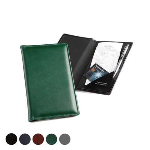 Picture of Universal Leather Bill or Receipt Holder, made in the UK in a choice of 5 colours.